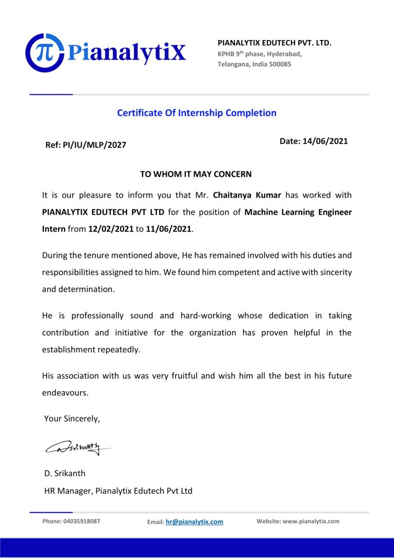 pianalytix internship completion-1